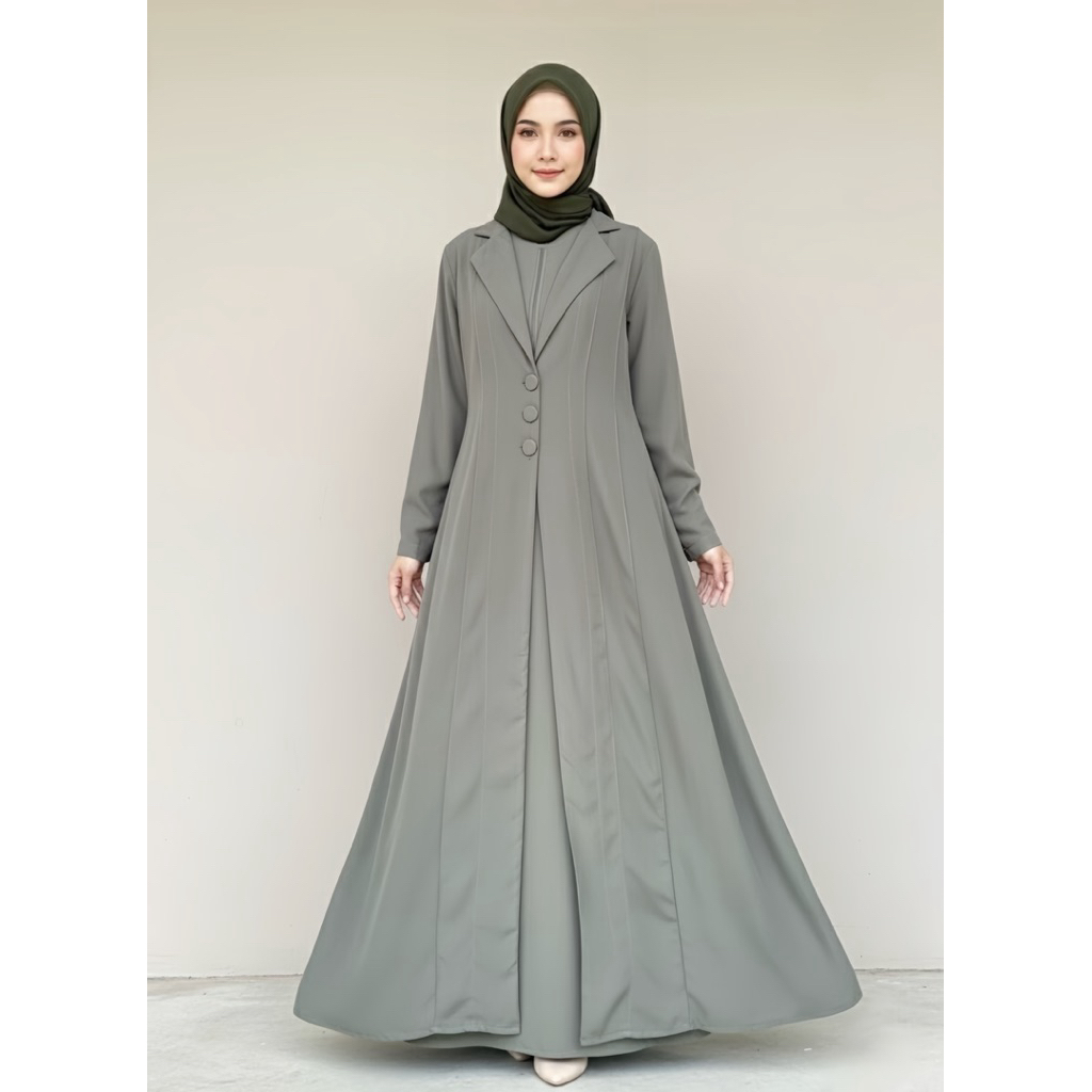 Set Evelyn Abaya / Abaya Set Outer Ala Blazer