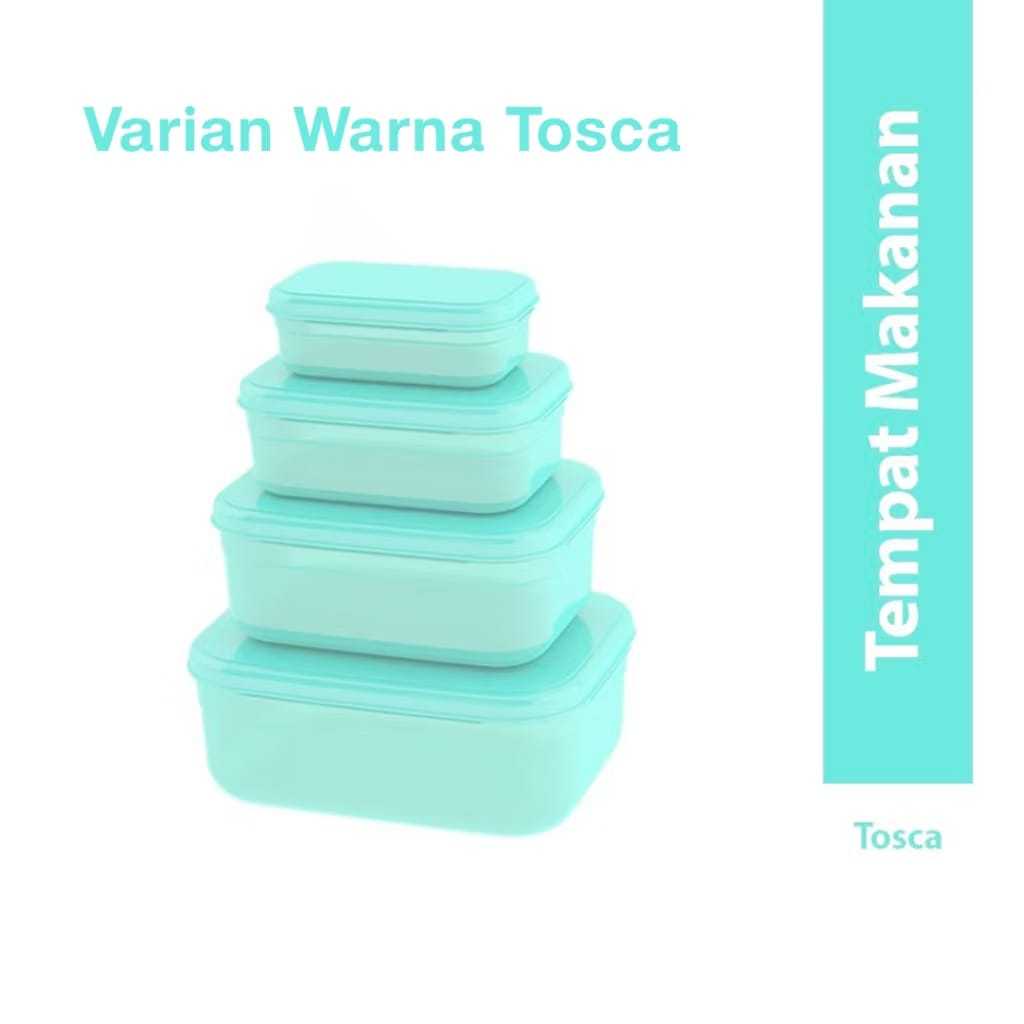 Toples Kotak Serbaguna Mylock Set 4pcs / Lunch Box Set Isi 4 / Tempat Makanan Bekal Rantang Piknik T