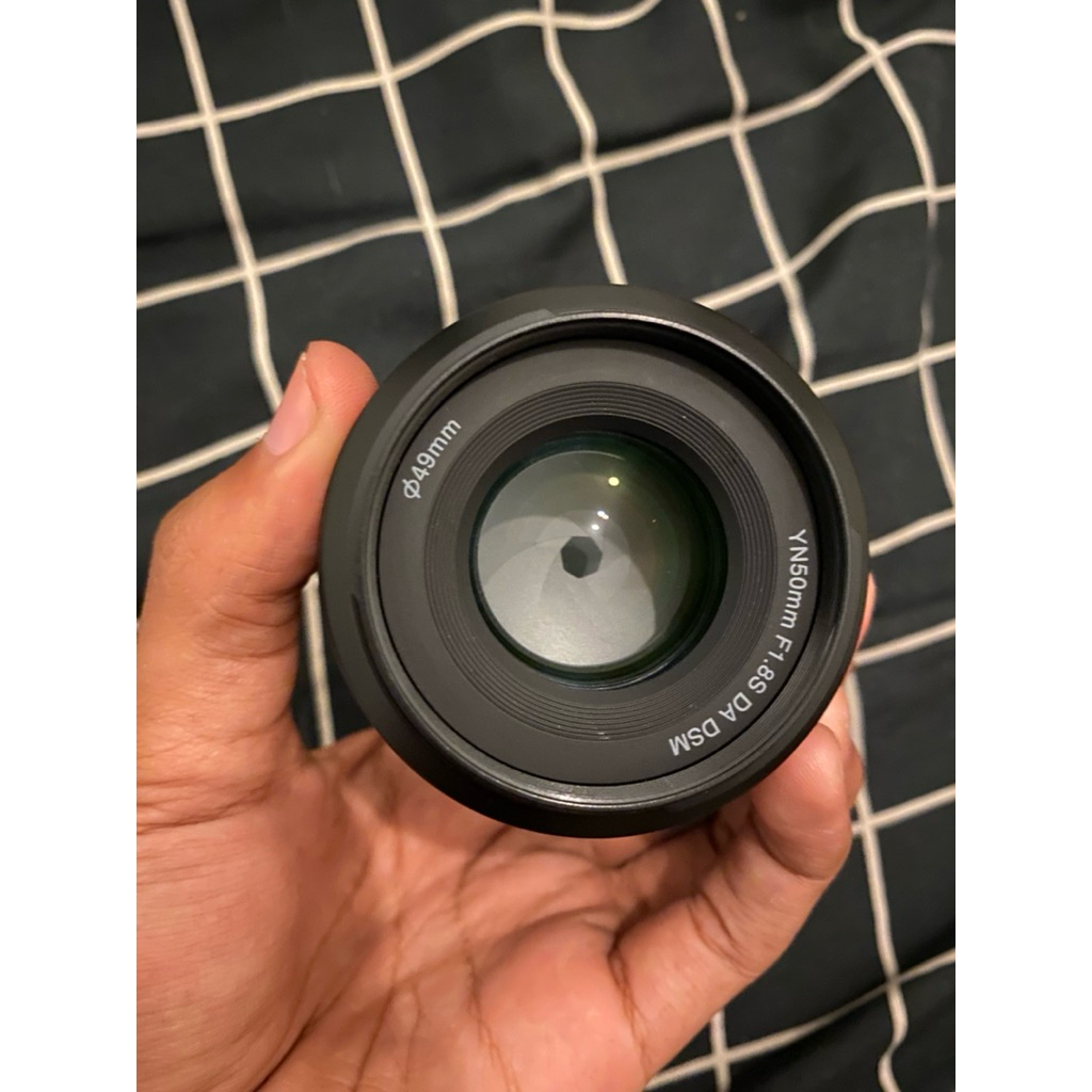 Lensa Fix Yongnuo YN50mm Sony YN 50mm f1.8 DA DSM Lensa 50mm for Sony E Bokeh Lens