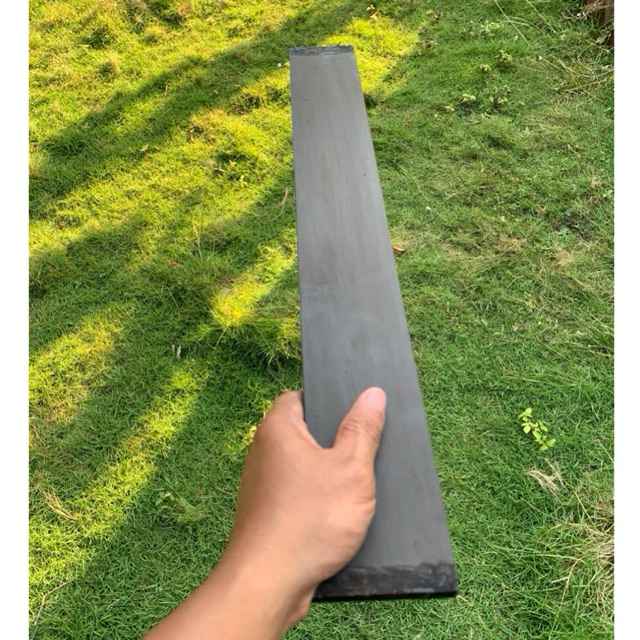 fretboard black jet ebony master grade full hitam 53x7x1