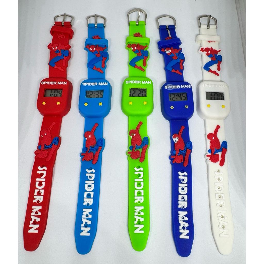 NEW COD Jam Anak Karakter Cewek Cowok Cars Frozen Barbie Batman Spiderman LOL Ben 10 Little Pony Hel