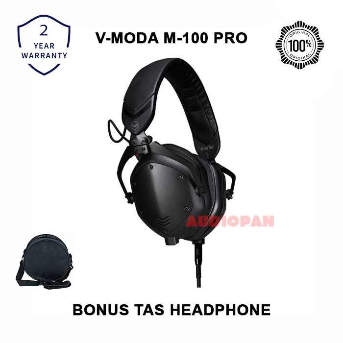 V-MODA M-100 PRO Over Ear Folding DJ Headphone Hi-Res Audio Certified VMODA M100 PRO
