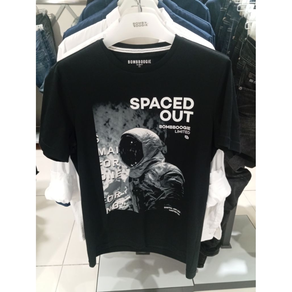 BOMBBOOGIE T-shirt Kaos Original Pria Dewasa Size S-XL