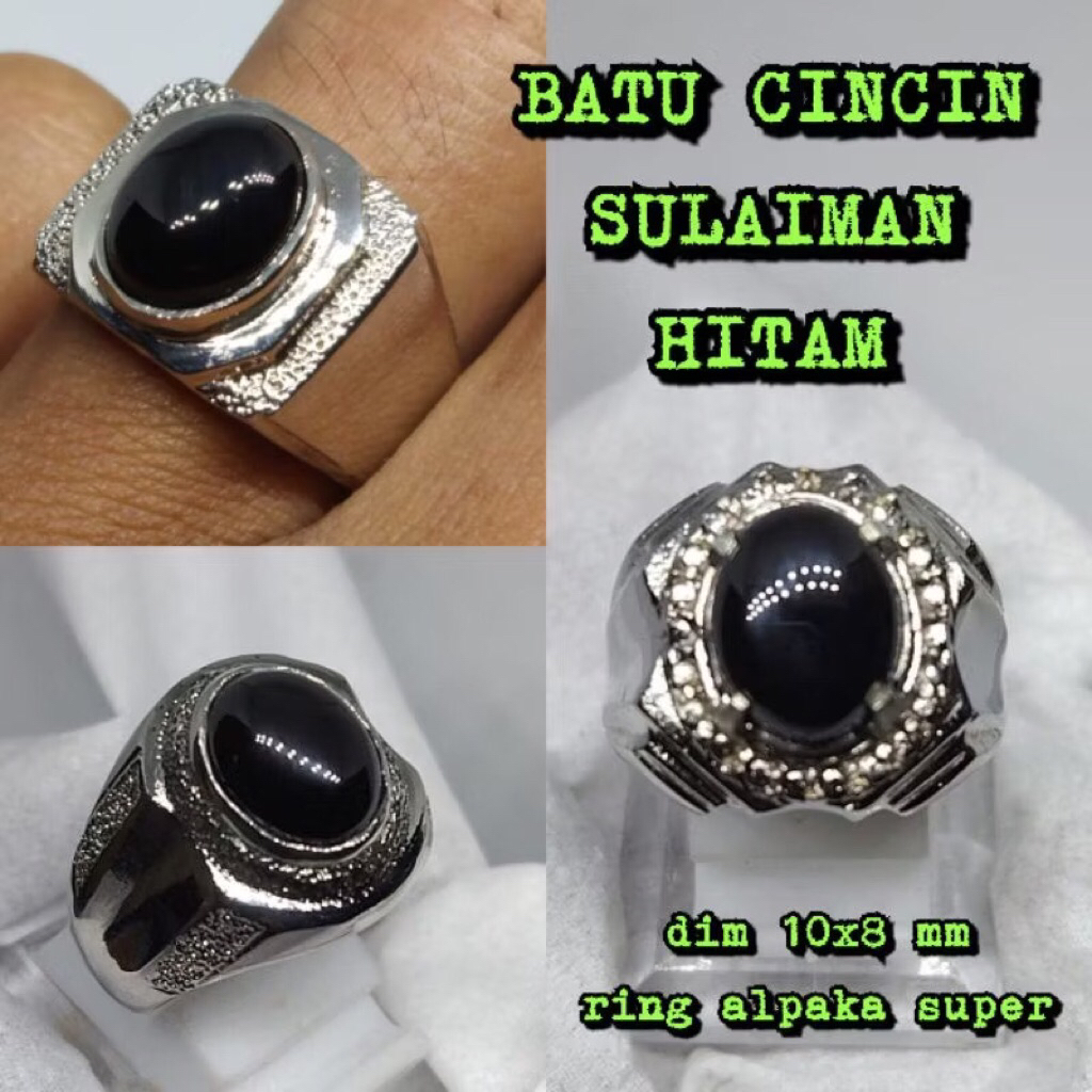 CINCIN BATU SULAIMAN HITAM MINION