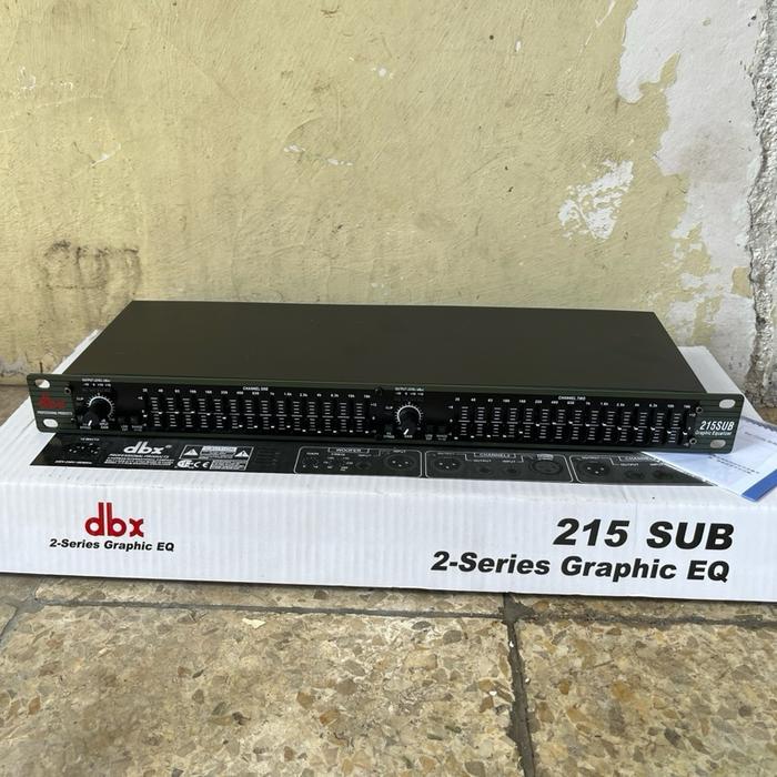 Equalizer DBX215 SUB Komponen MACRO DBX 215 SUB COMPONENT MACRO DBX Grade A 2 x 15 Channel Dual Chan