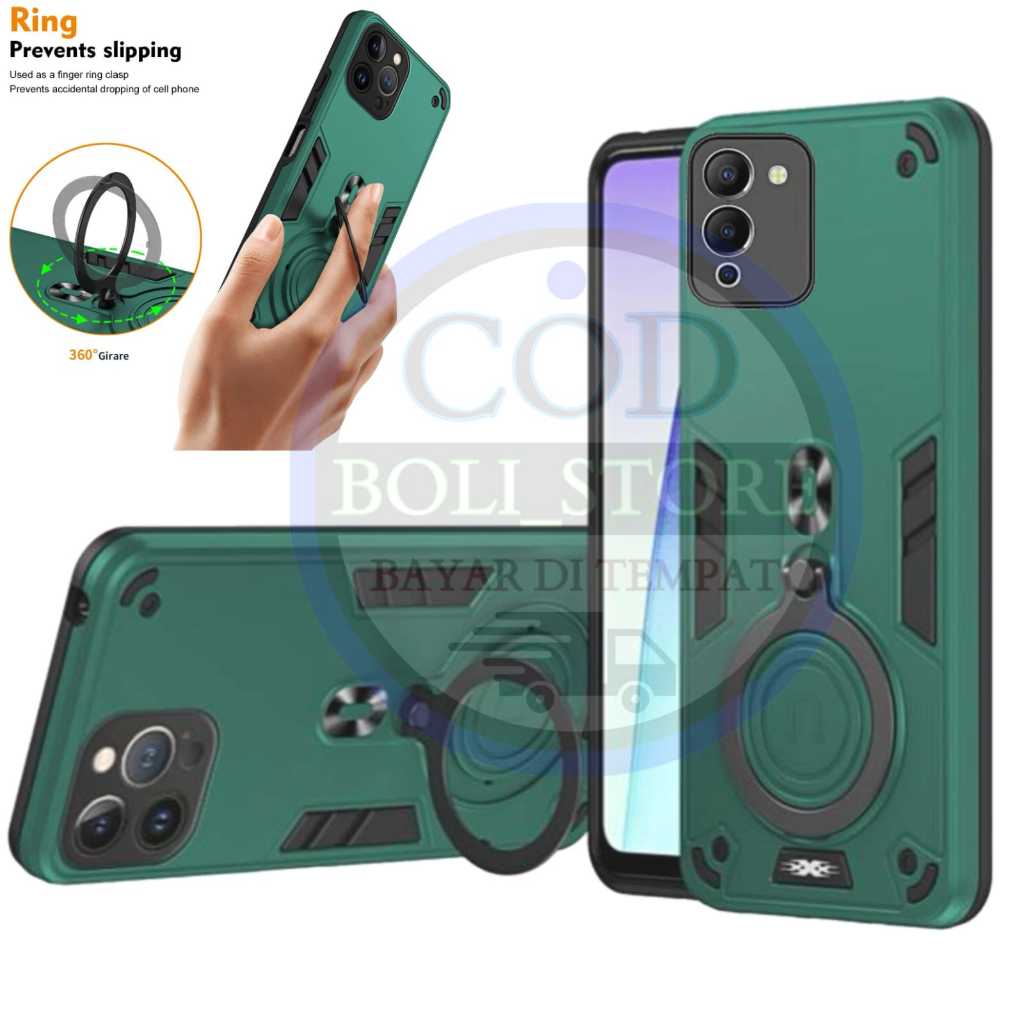 CASING HP UNTUK INFINIX NOTE 12 G96 CASE ROBOT HIT EYE RING PRO CAMERA HARDCASE ARMOR NEW COVER
