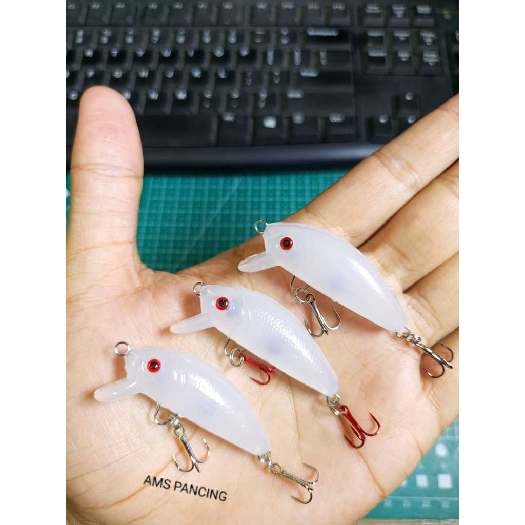 LURE MINNOW HAMPALA 5CM BENING / UMPAN CASTING MINNOW / WISIN LURE MINNOW / LURE GLUE STICK