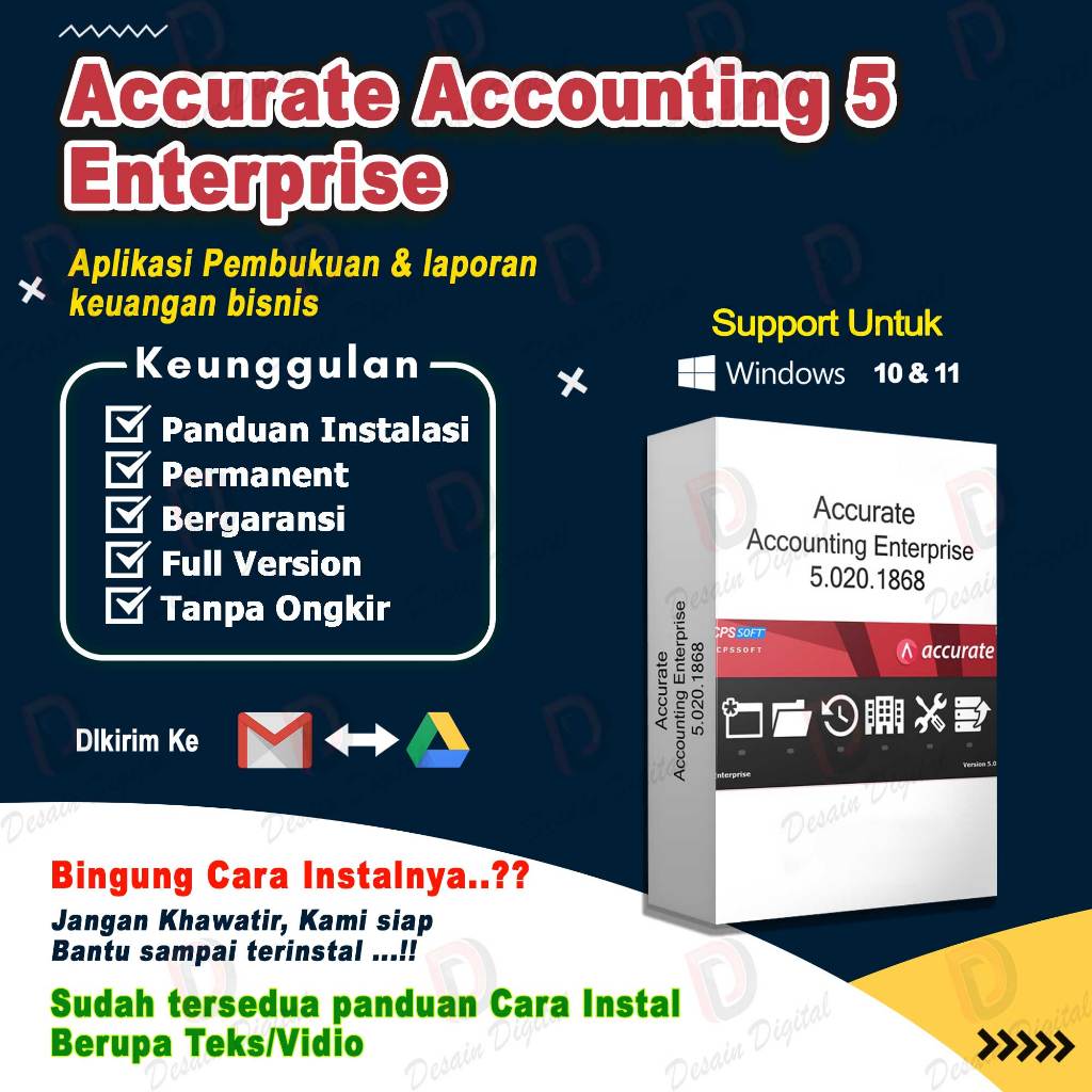 Software Accurate Accounting 5 Enterprise Untuk Window Full Version Lifetime
