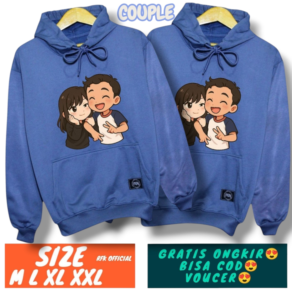 jaket couple pasangan / Sweater couple pasangan 2 pcs / Sweater couple pacar / Hodie couple pasangan