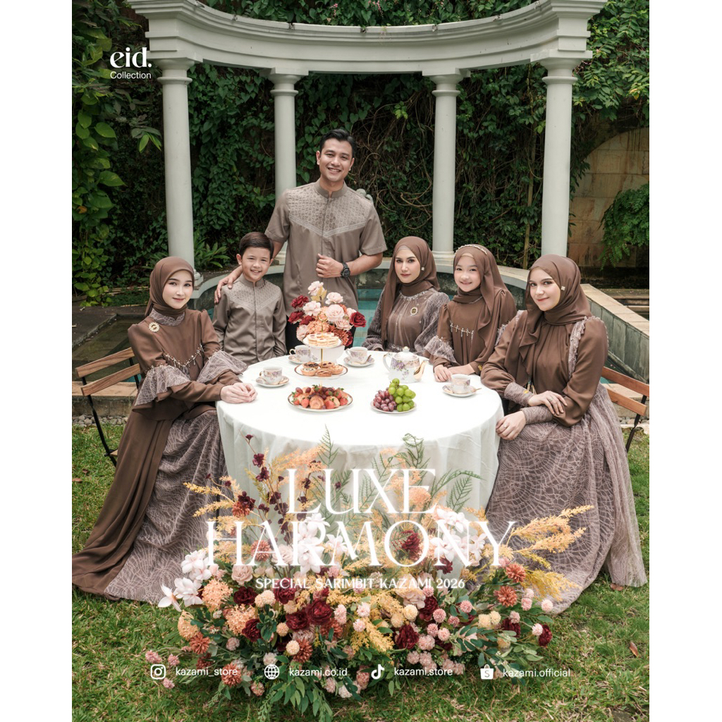 PRE ORDER LUXE HARMONY SARIMBIT FAMILY SET KAZAMI