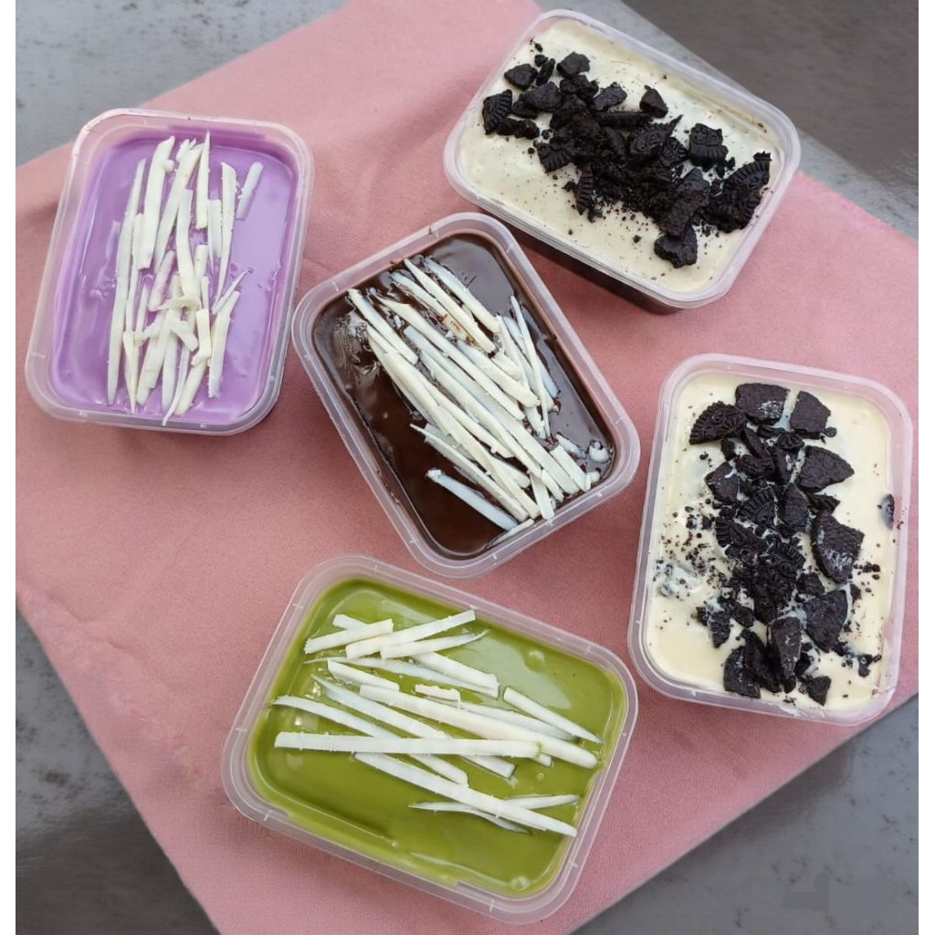 Brownies Cokelat Kukus Lumer Dessert Box 200ml