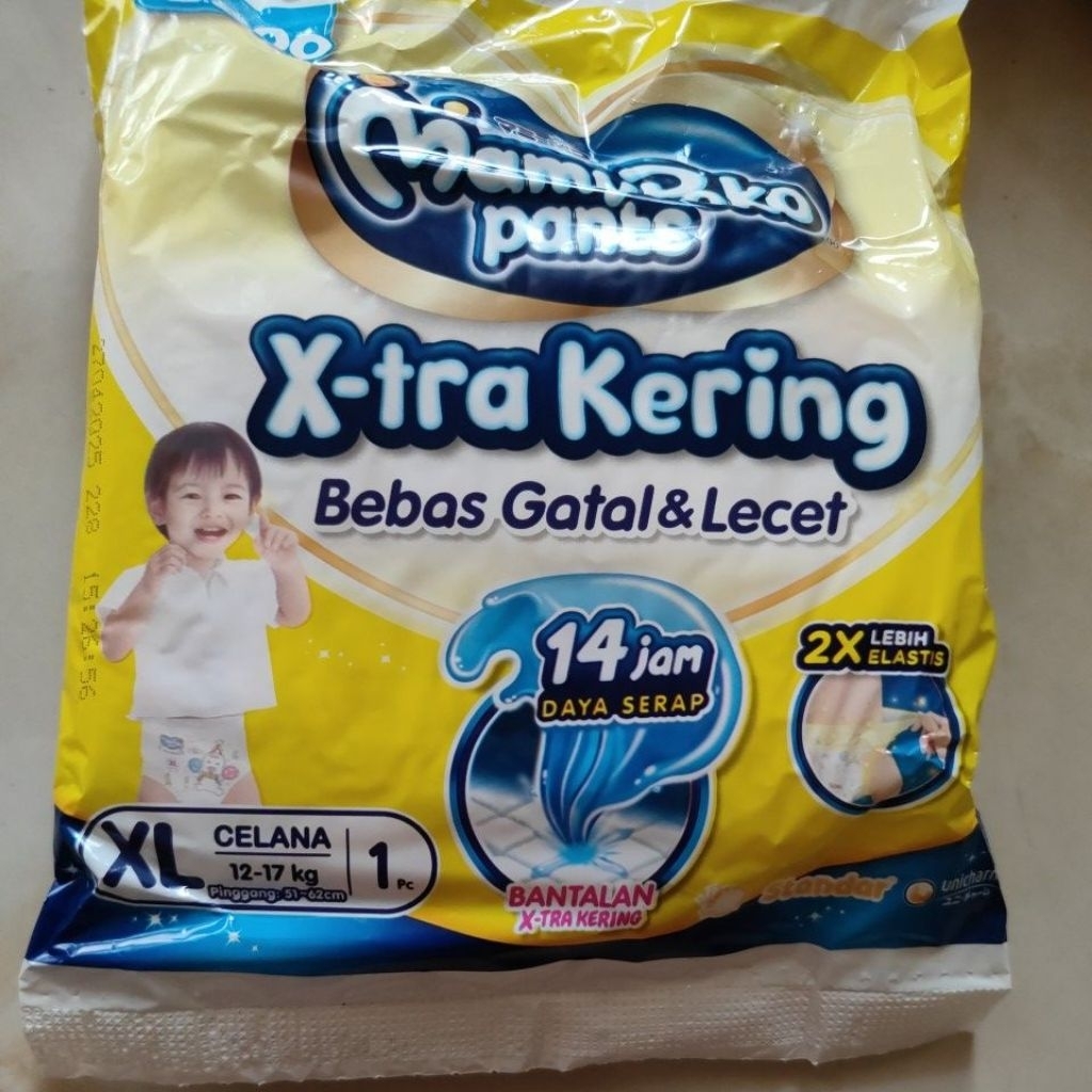 pempers mamypoko XL pempers sekali pakai