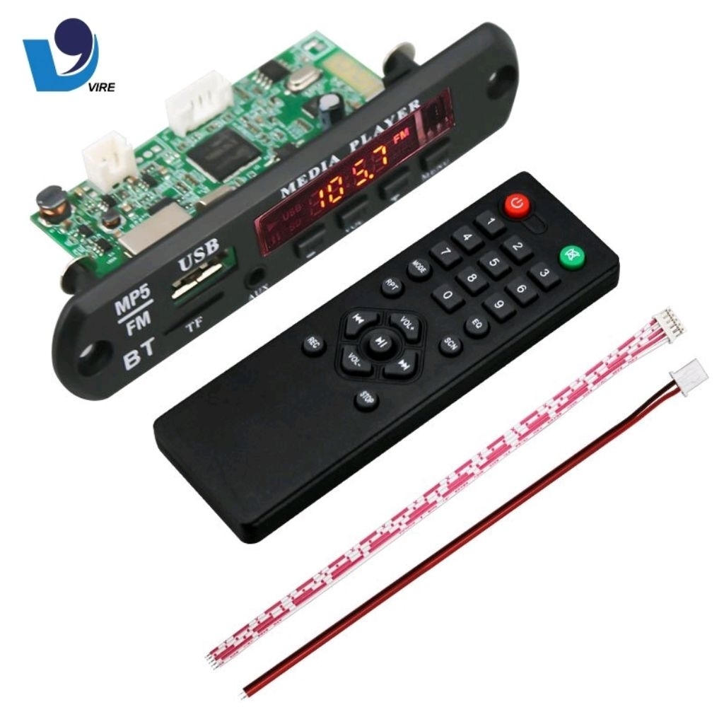 AEBRAND VIRE MP5 modul Vidio Bluetooth 12V Splash Screen daya tinggi VTF-108VIDEO BT V1.1