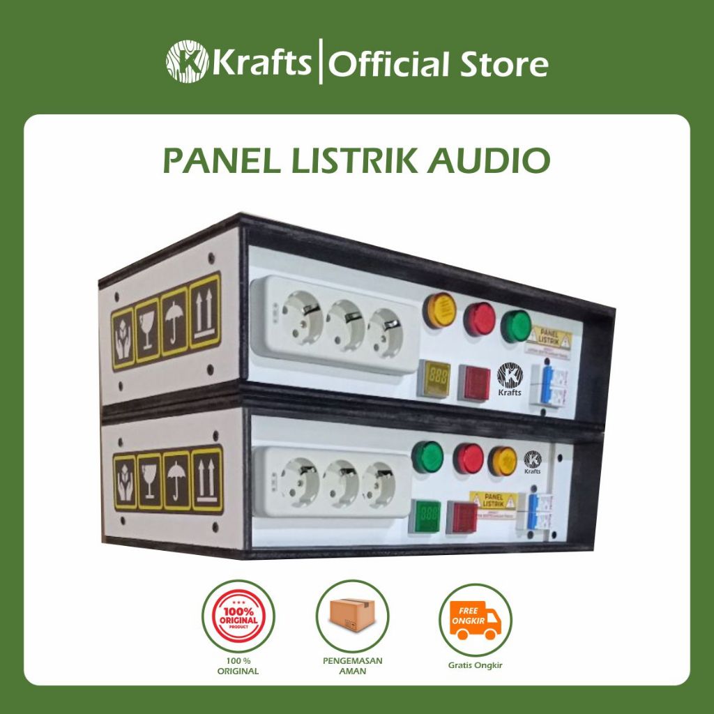 [ KRAFTS ] Panel Listrik 1Phase | Panel Audio 1 Phase | Panel Listrik 1 Phase full Indikator