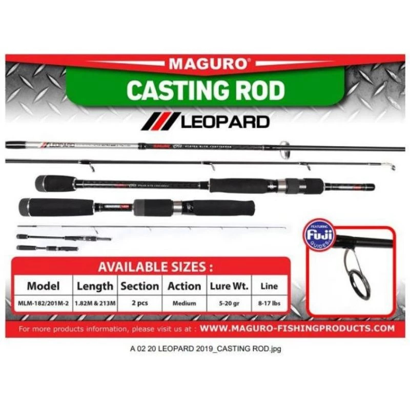 JORAN MAGURO LEOPARD | 180 | JIGGING | CARBON SOLID | FUJI RING | PE 1-3