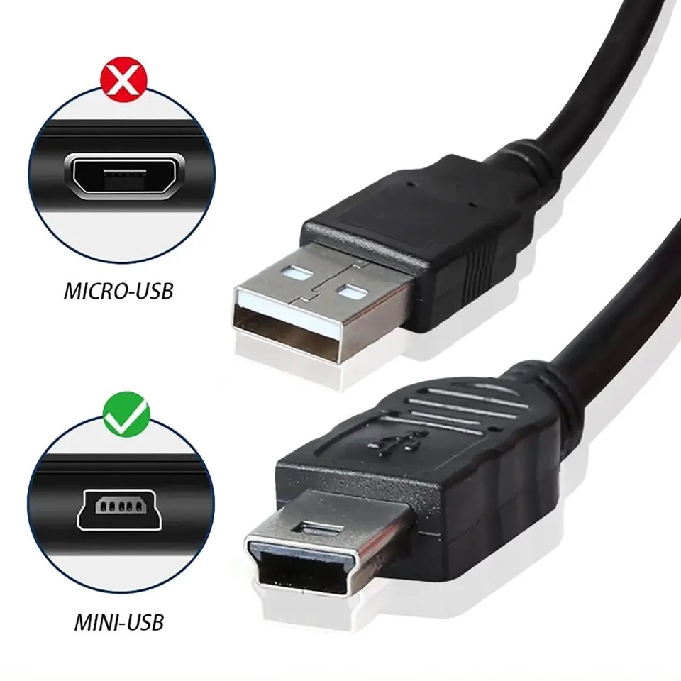 Kabel Mini USB Panjang Untuk Charger HP Lawas Esia Nexian Mito Mobile Evercoss Cross Advan Polytron 