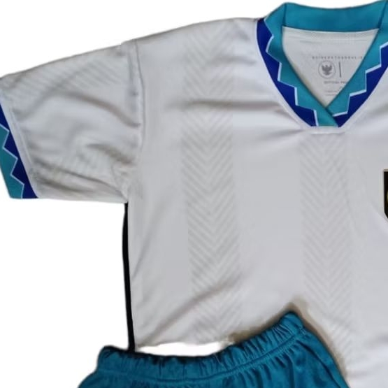 Setelan Jersey Baju Bola Timnas Negara Indonesia Indo Ina Kids Kid Anak Away Kit Tandang Piala Asia 