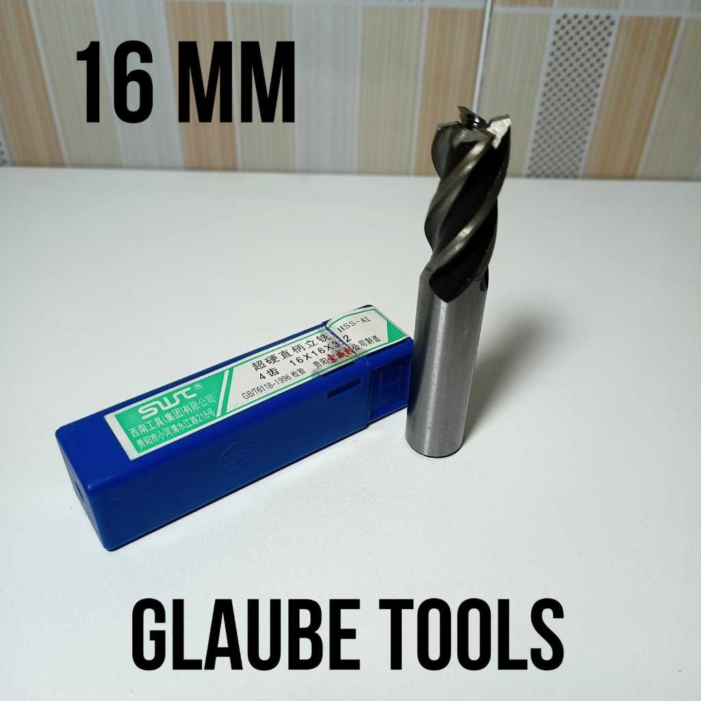 Endmill 16mm Mata Bor Mata Milling 4Flute Mata Endmill 16mm