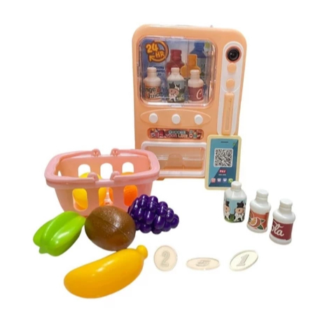 Mainan Mesin Minuman Kaleng Vending Machin Kotak Koin Tempat Minuman Mainan Edukasi Anak Toy Kids