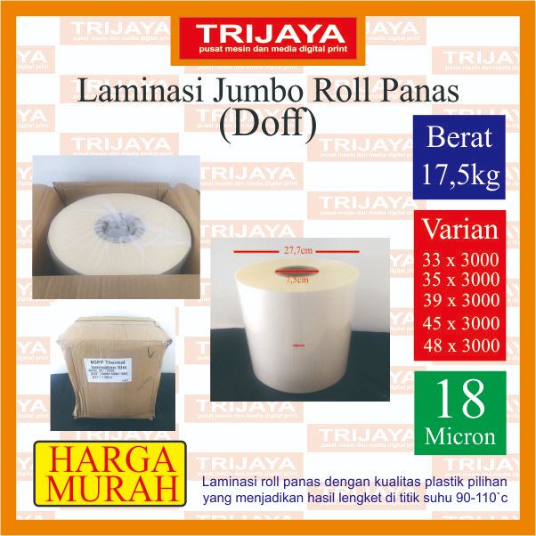 Laminasi Jumbo Roll Panas Doff