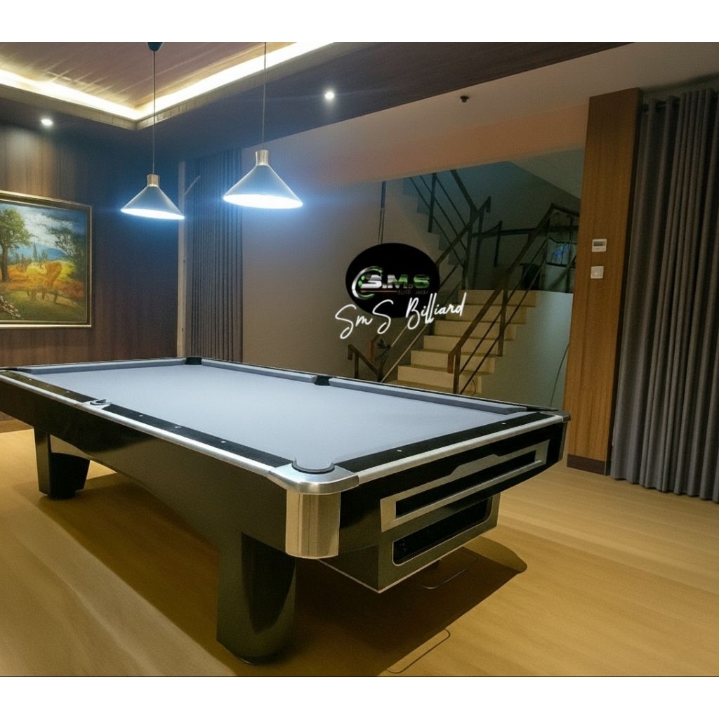 Billiard Table 9feet Elegant Xingjue custom full set perlengkapan bermain biliard bilyar pooltable s