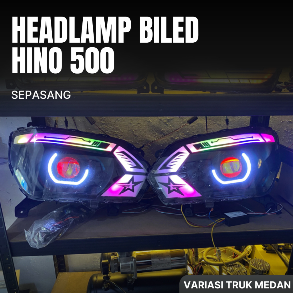HEADLAMP BILED HINO 500 24VOLT