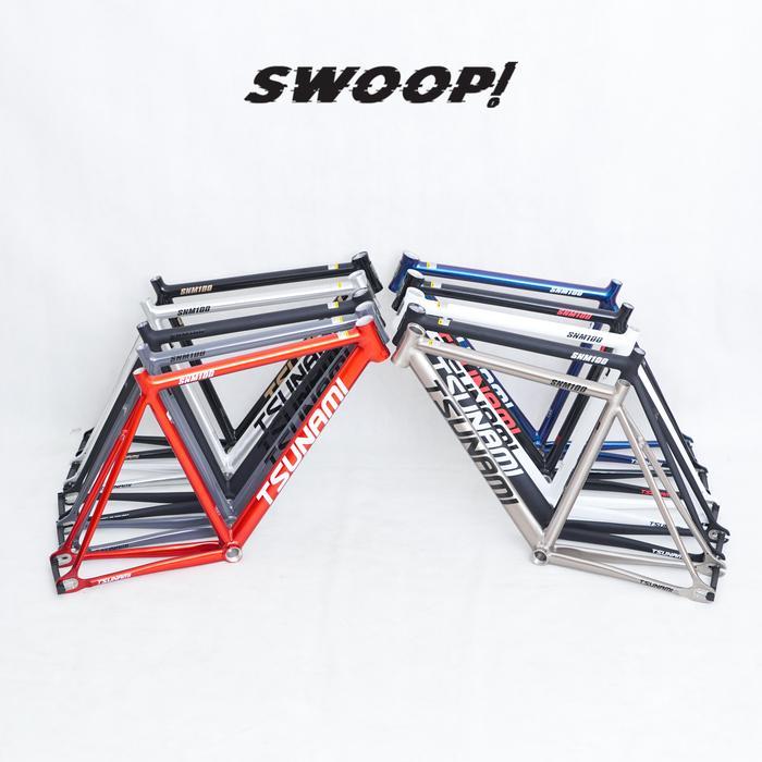 Frameset Sepeda Fixed Gear Fixie TSUNAMI SNM100 Alloy - Frame Fixie