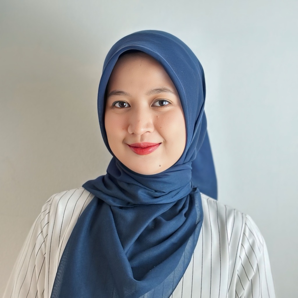 HI.MITHELBEL Hijab Paris Jadul - Bahan Adem ukuran 115x115cm - Blue Series