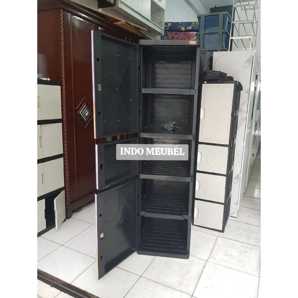 LEMARI PAKAIAN PLASTIK MOTIF KARAKTER, LEMARI PLASTIK SERBAGUNA