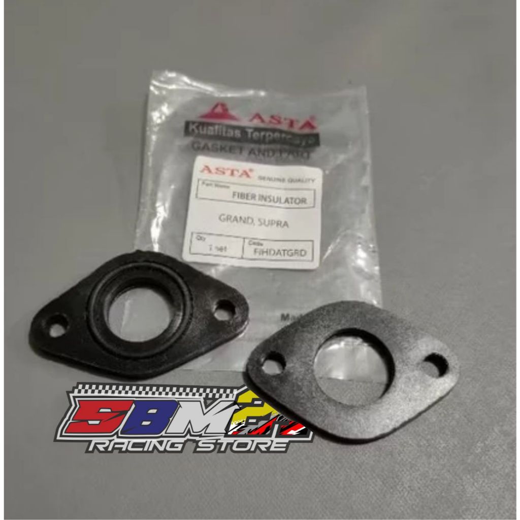 EBONIT BONIT FIBER INSULATOR KARBU KARBURATOR HONDA ASTREA 800 STAR PRIMA WIN 100 GRAND LEGENDA IMPR