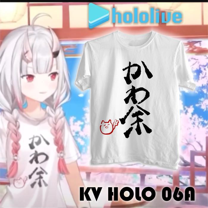 Kaos Hololive Nakiri Ayame Casual T-shirt KV HOLO 06