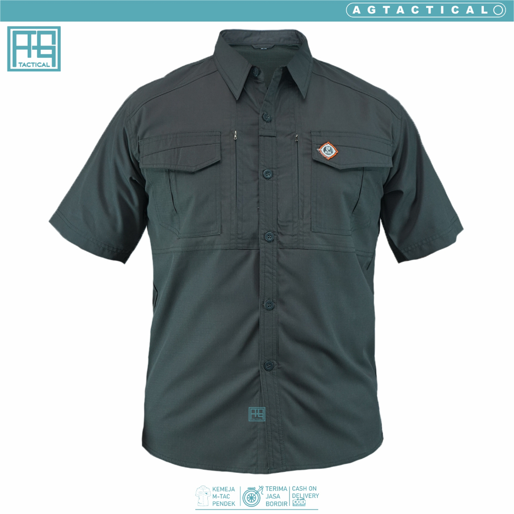 Kemeja Tactical M-Tac Lengan Pendek Big Size