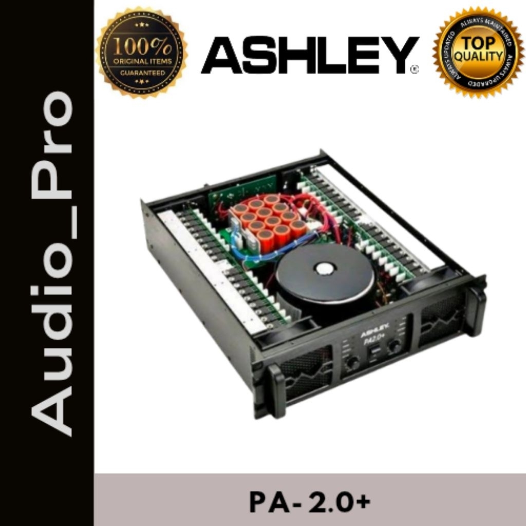 POWER MIXER AMPLIFIER ASHLEY PA 2.0+ POWER CLASS GB ASHLEY