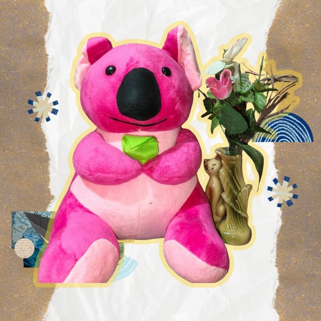 Boneka Koala Pink Besar//Large Pink Koala Doll [NEW]