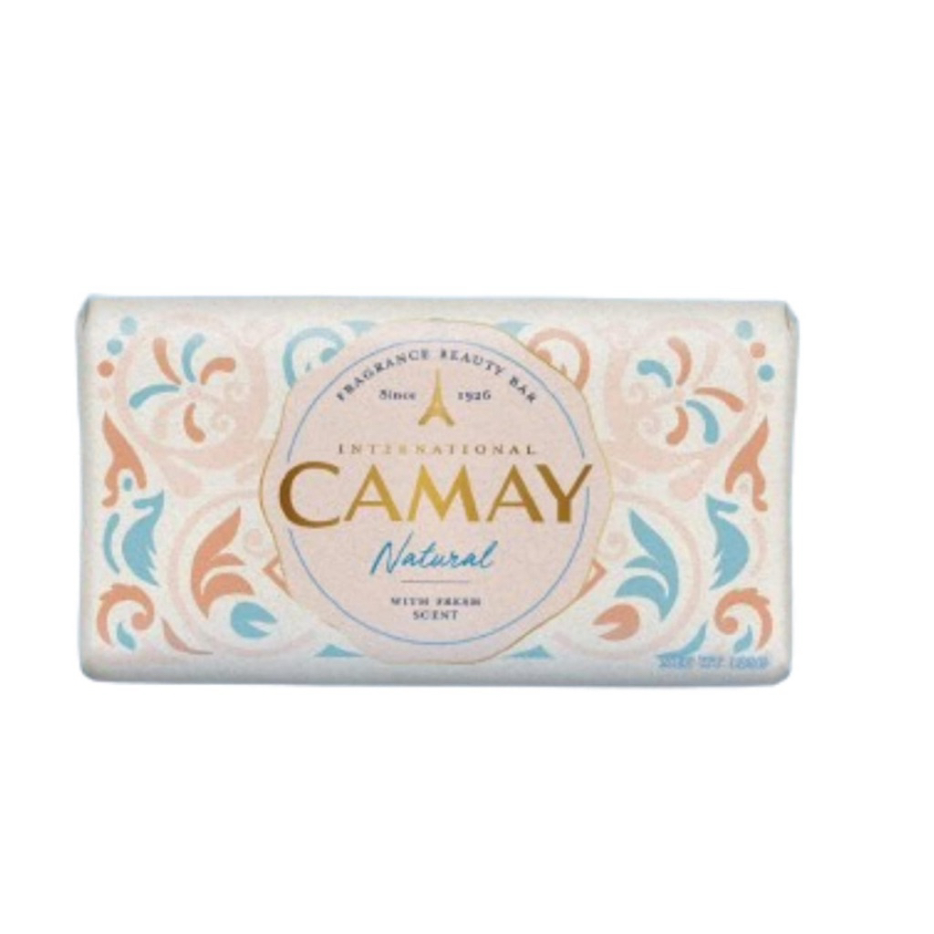 CAMAY Soap Bar Natural 125gr - Sabun Mandi Batang