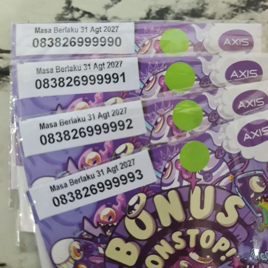 JUAL NOMOR CANTIK AXIS 99999 PANCA SEMBILAN