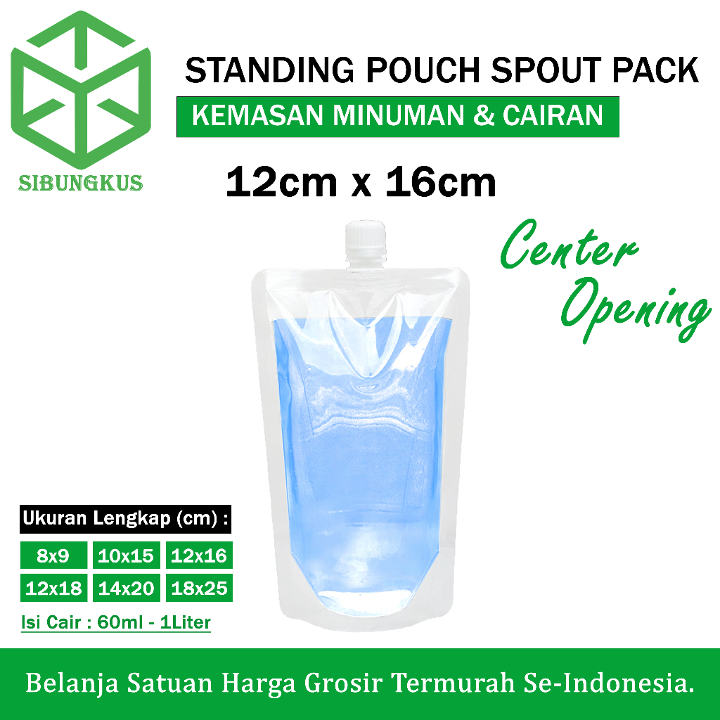 Standing Pouch Spout Food Grade Termurah