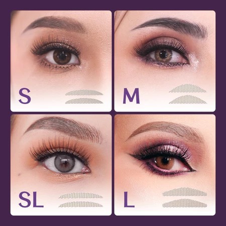 HAQUHARA HARA Eyelid Veil  S M SL L Scot Skot Mata Jaring Eyetape Lace 3pasang