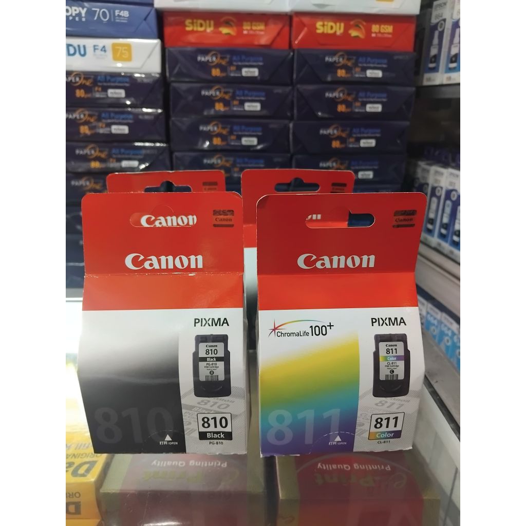 Tinta Cartridge Canon PG 810 BLACK | hitam  - Cl 811 colour | warna  -  printer ip 2770 ip 2772 MP 2