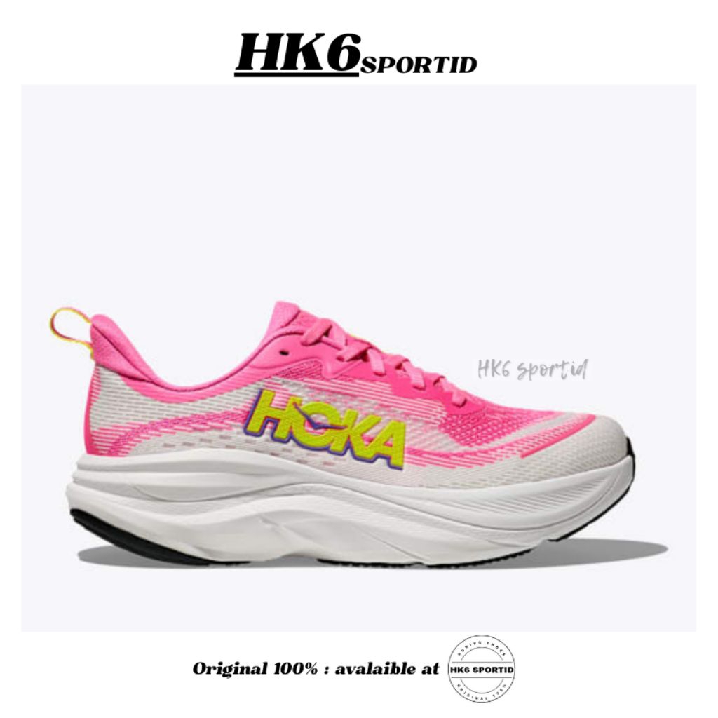 Hoka Skyflow Women's Running Shoes - Neon Rose / Neon Hoka Citrus