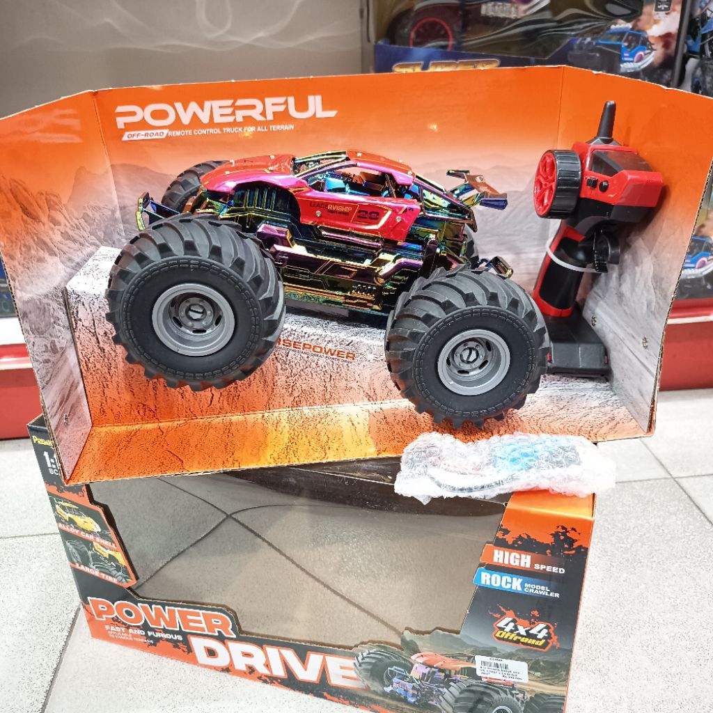 PR-17957 Power Drive 4X4 Mainan Mobil Remot Control Jumbo Mainan Rc Offroad