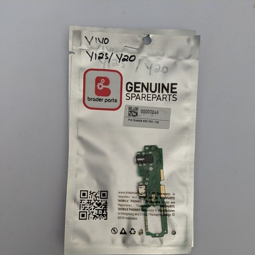 PAPAN CAS / PCB CAS VIVO Y20 / Y12S  BRADERPARTS