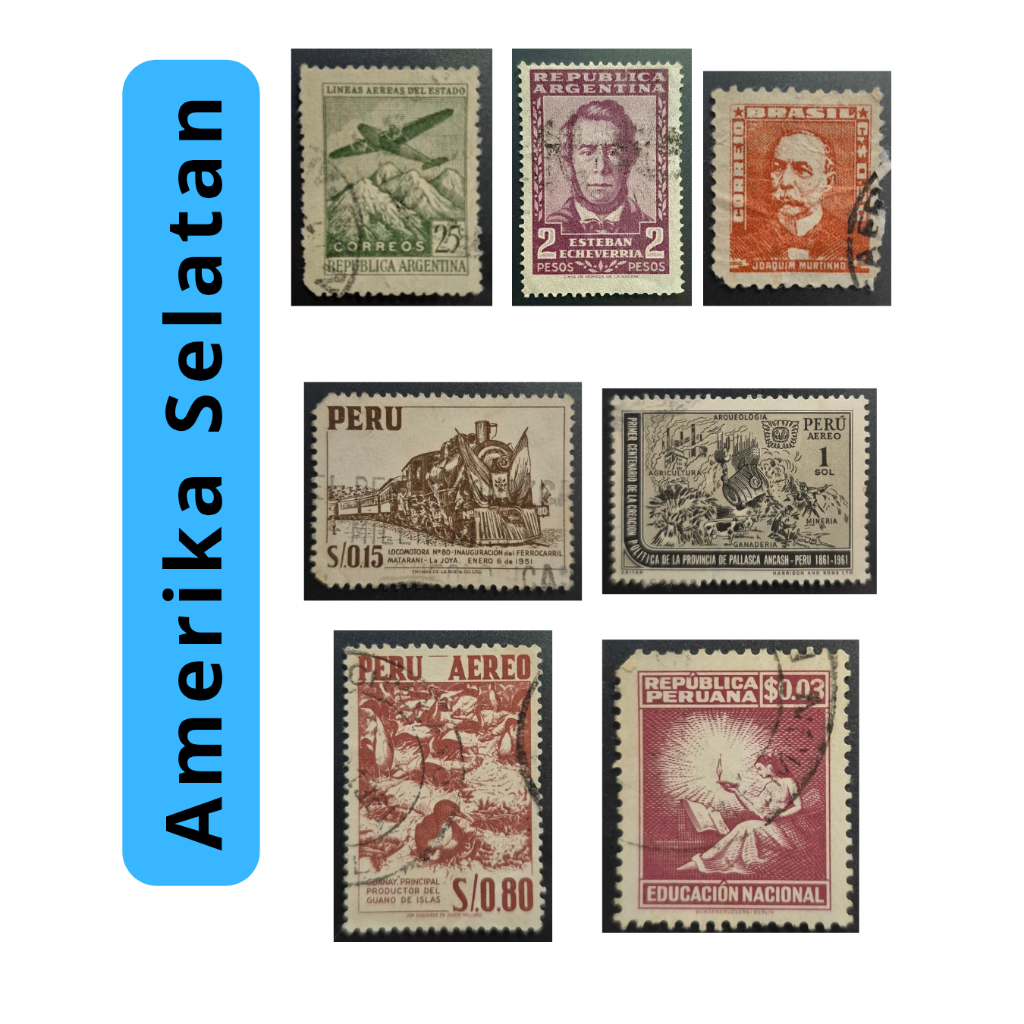 Perangko Amerika perangko used bekas lama jadul