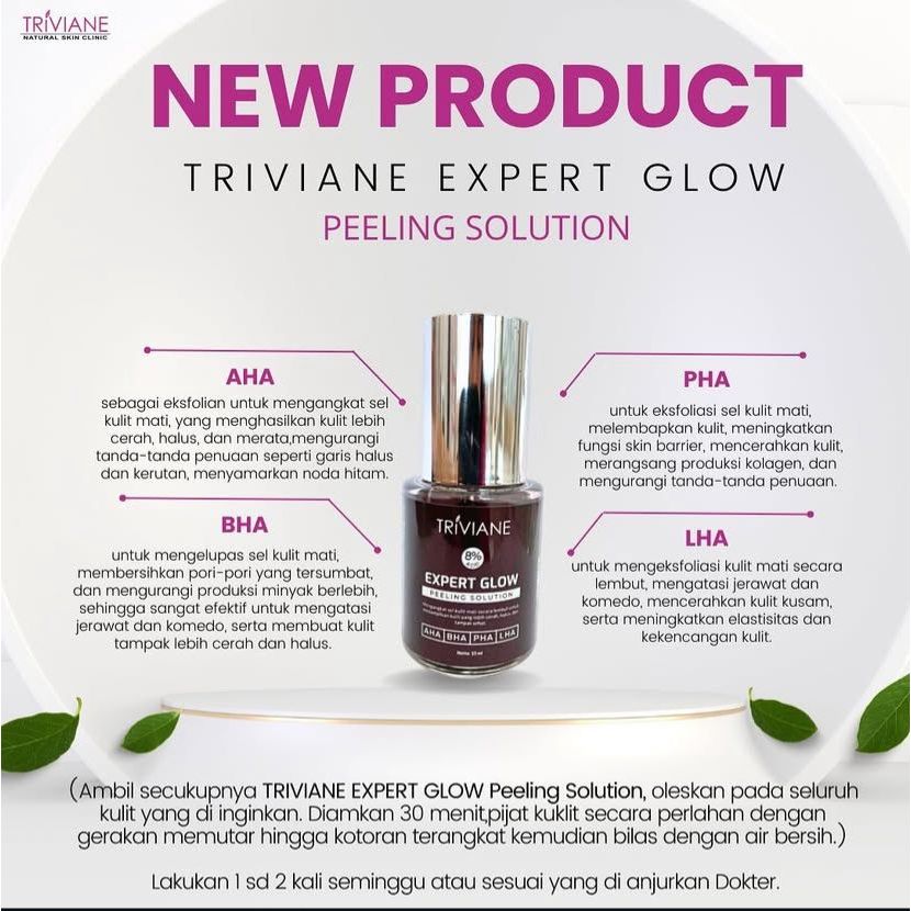 [BPOM] Triviane Expert Glow Peeling Solution by Triviane Natural Skin Clinic