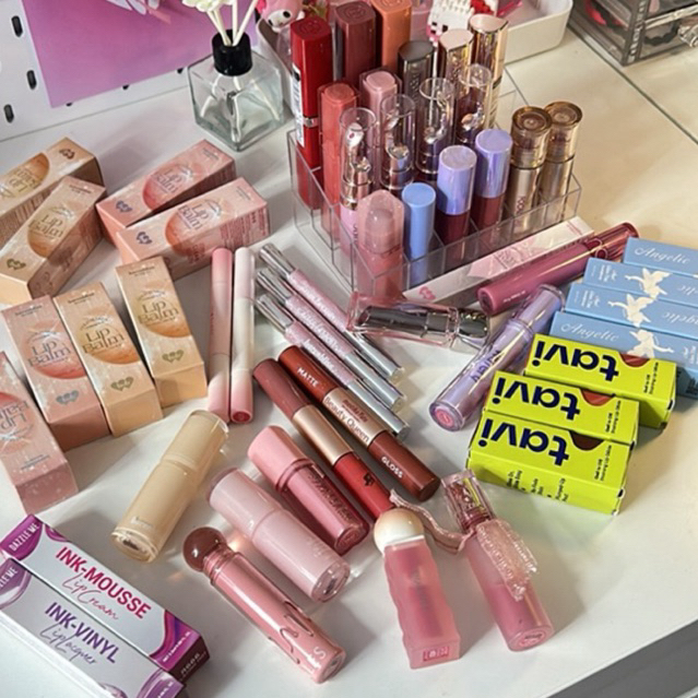 PRELOVE LIPTINT LIPGLOSS LIPBALM LIP LAQUE // WARDAH//LOREAL//BARENBLISS//TAVI//SKINTIFIC//DAZZLE ME