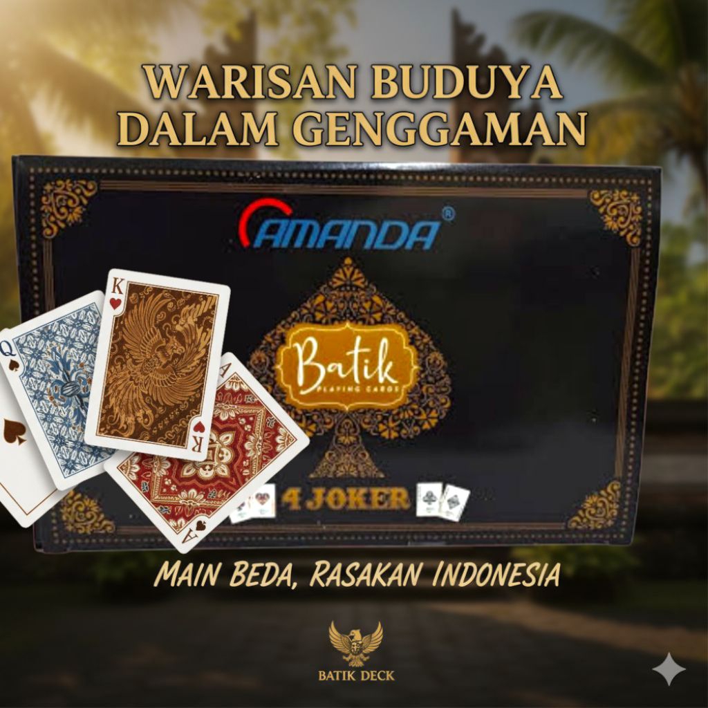 Kartu remi batik amanda (PAK)