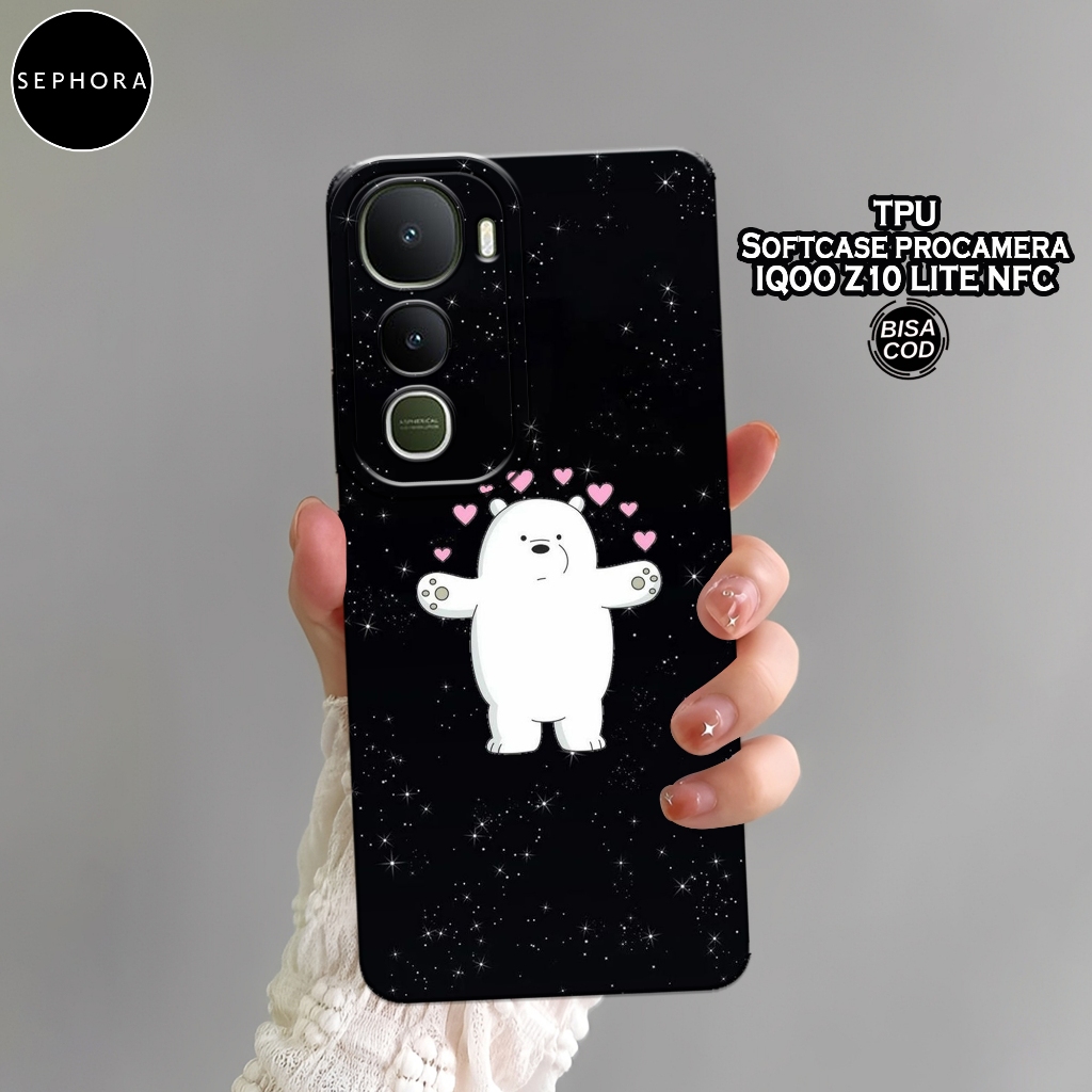Case VIVO iQOO Z10 LITE NFC Terbaru - Fashion Case Bear - Softcase VIVO iQOO Z10 LITE NFC - Case Pro