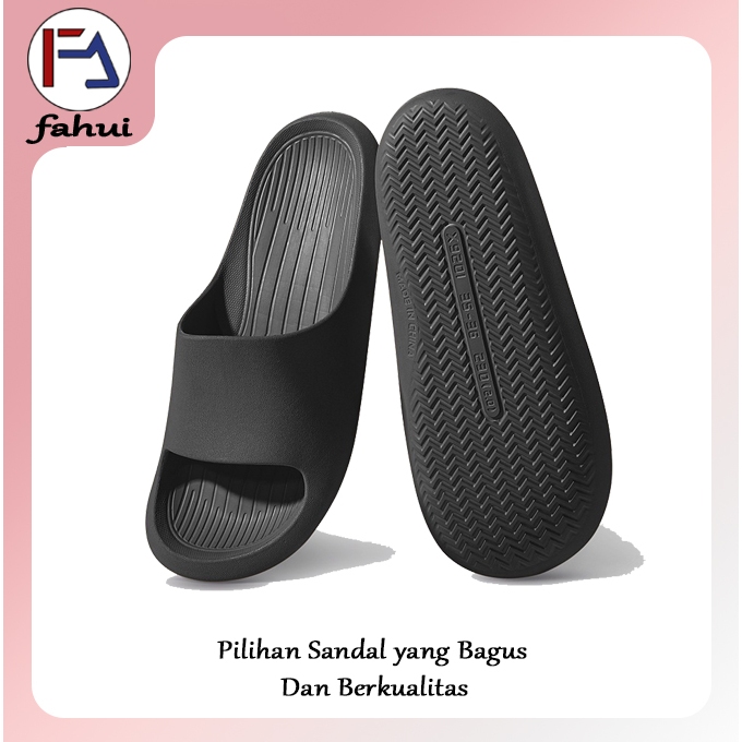 FaHui Sandal Karet Pria Sepatu Sandal Pria Sandal Slip On Pria Sandal Cowok Sandal Laki Laki EVA Sep