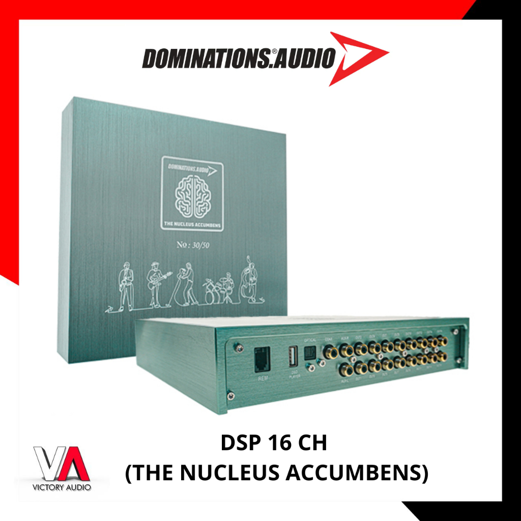 Dominations Audio DSP Processor Amplifier Nucleus Accumbens 16CH USB Bluetooth Output 16CH RCA Freku