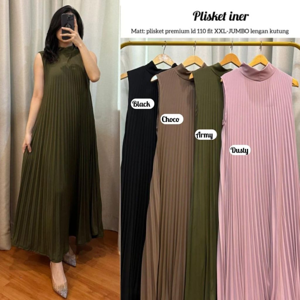 Dress Inner Wanita Lengan Pendek
